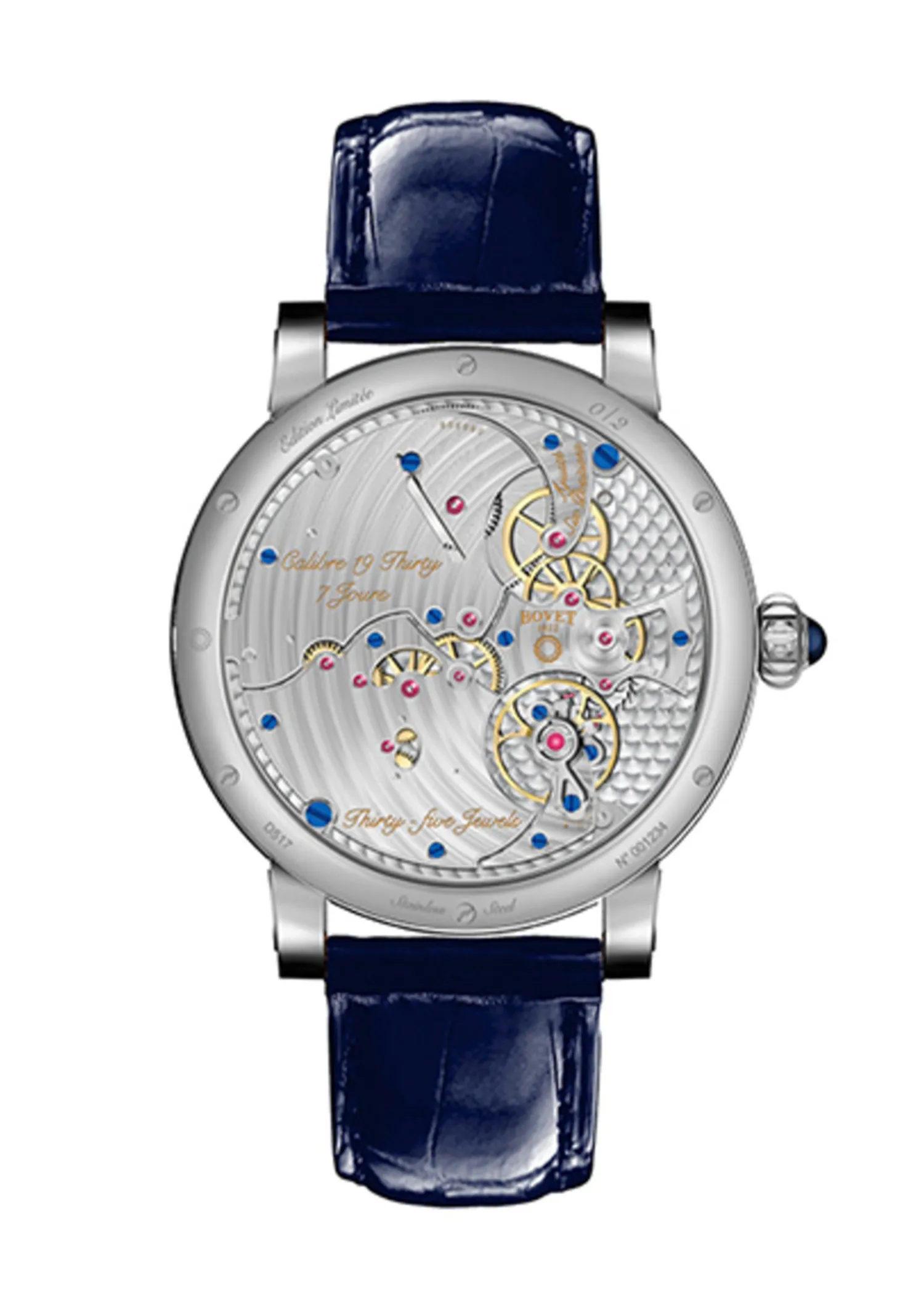 Elegant 19 Thirty Dimier Stainless Steel Watch with Aventurine Dial