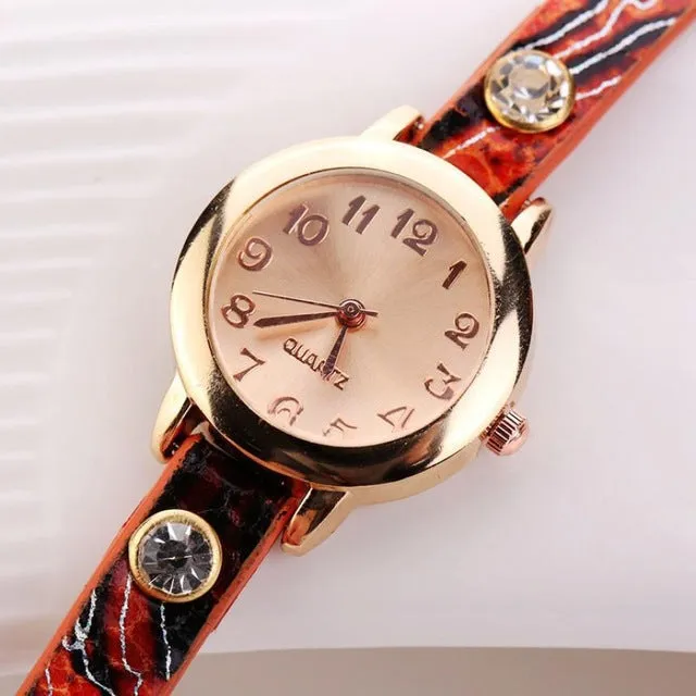 2018 Hot Sale Special Gifts Women Watches Luxury Fashion Wrap Around Padlock Diamond Bracelet Lady Womans Wrist Watch