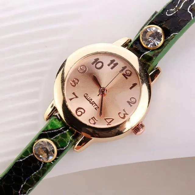 2018 Hot Sale Special Gifts Women Watches Luxury Fashion Wrap Around Padlock Diamond Bracelet Lady Womans Wrist Watch