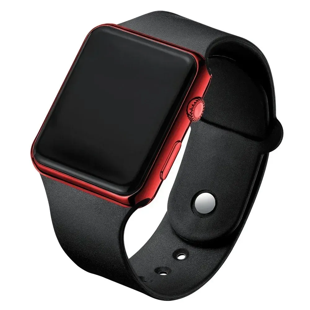 2024 Fashion Motion Watch LED Electronic Digital Watch for Women and Men Silicone Band Watchs Wristwatch Clock Relogio Feminino