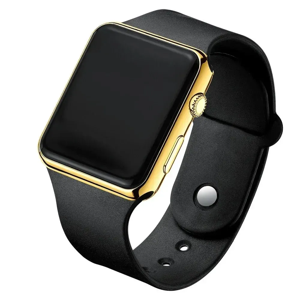 2024 Fashion Motion Watch LED Electronic Digital Watch for Women and Men Silicone Band Watchs Wristwatch Clock Relogio Feminino