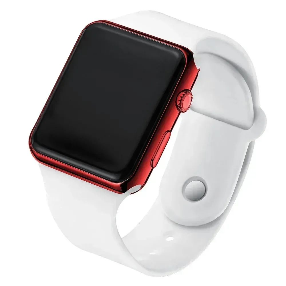 2024 Fashion Motion Watch LED Electronic Digital Watch for Women and Men Silicone Band Watchs Wristwatch Clock Relogio Feminino