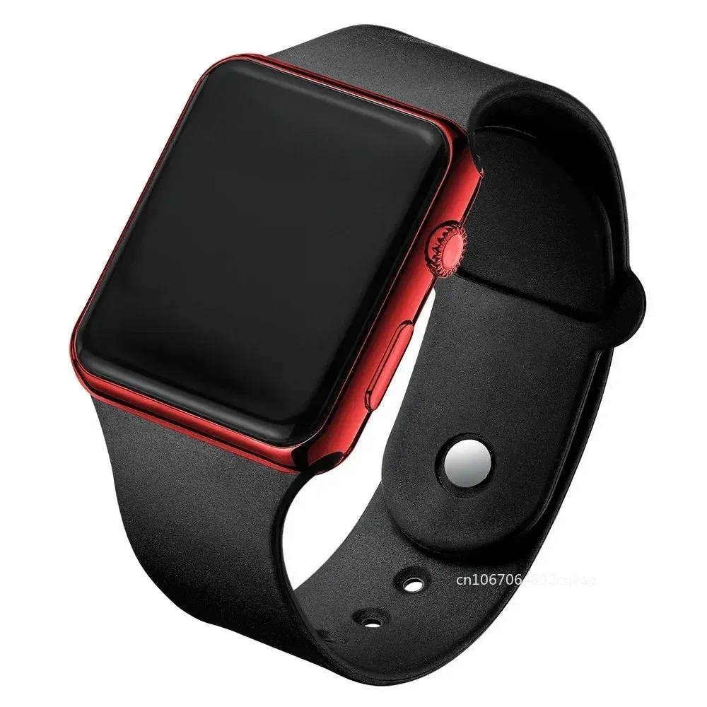 2024 Fashion Motion Watch LED Electronic Digital Watch for Women and Men Silicone Band Watchs Wristwatch Clock Relogio Feminino