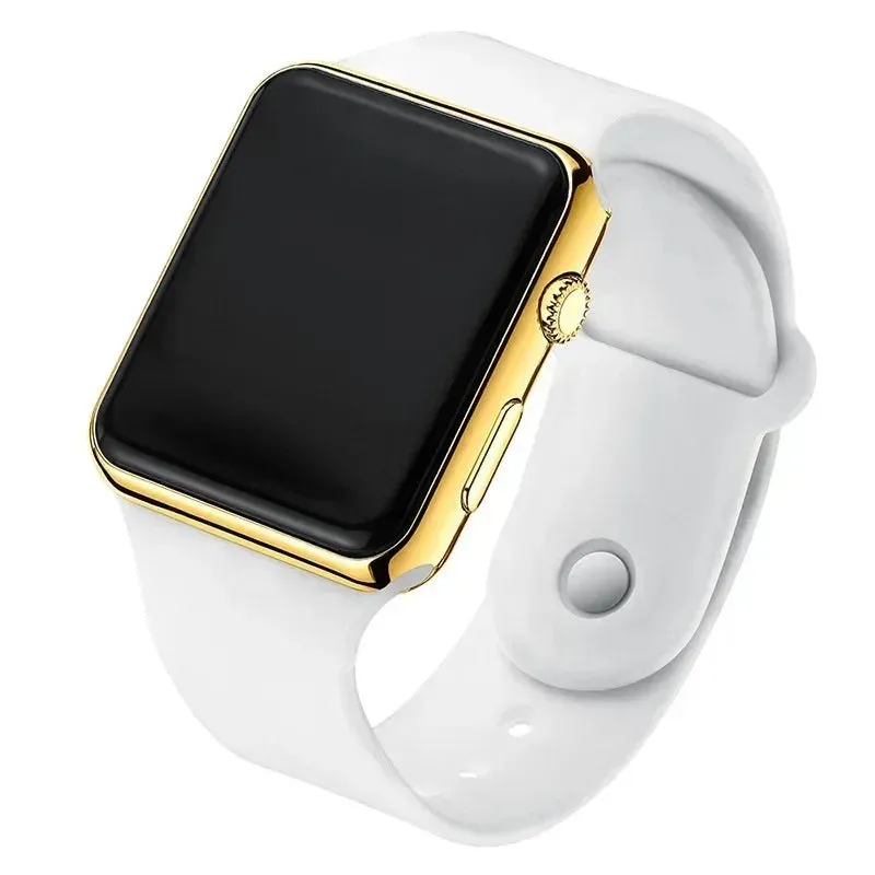 2024 Fashion Motion Watch LED Electronic Digital Watch for Women and Men Silicone Band Watchs Wristwatch Clock Relogio Feminino