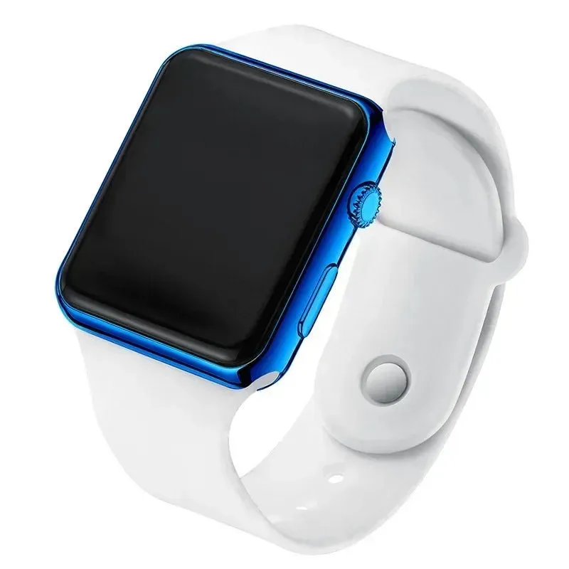 2024 Fashion Motion Watch LED Electronic Digital Watch for Women and Men Silicone Band Watchs Wristwatch Clock Relogio Feminino
