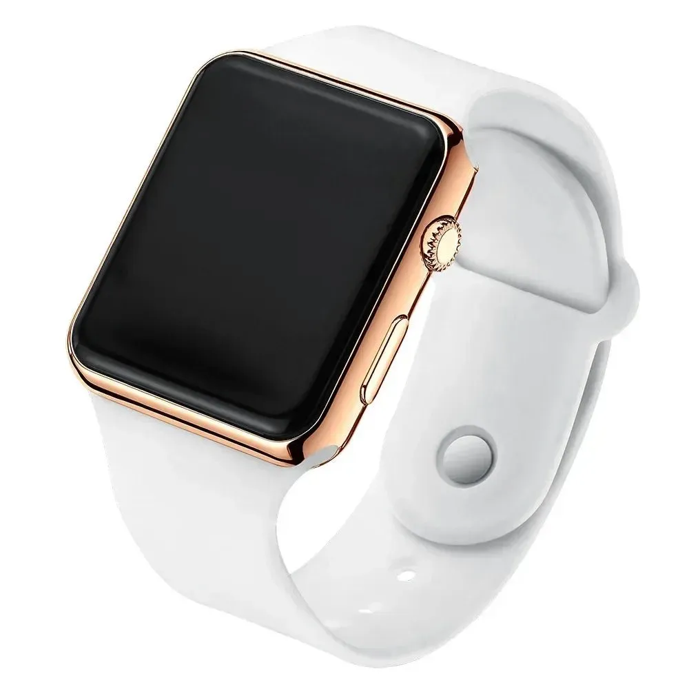 2024 Fashion Motion Watch LED Electronic Digital Watch for Women and Men Silicone Band Watchs Wristwatch Clock Relogio Feminino