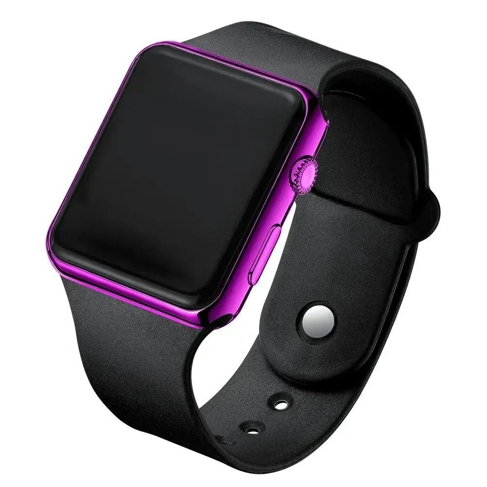 2024 Fashion Motion Watch LED Electronic Digital Watch for Women and Men Silicone Band Watchs Wristwatch Clock Relogio Feminino