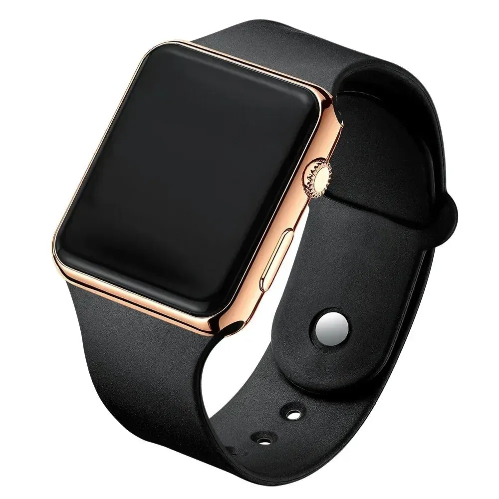 2024 Fashion Motion Watch LED Electronic Digital Watch for Women and Men Silicone Band Watchs Wristwatch Clock Relogio Feminino