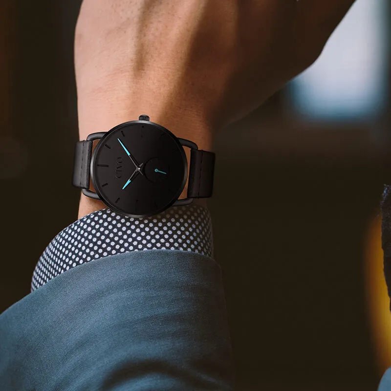 8085C | Quartz Men Watch | Leather Band