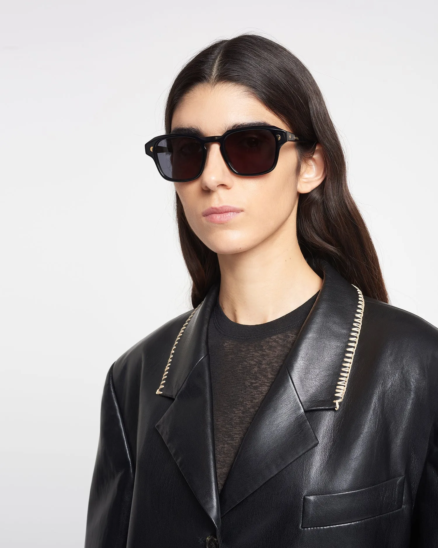 Eco-Friendly Aiza Bio-Plastic Sunglasses - Classic Black Matte Finish