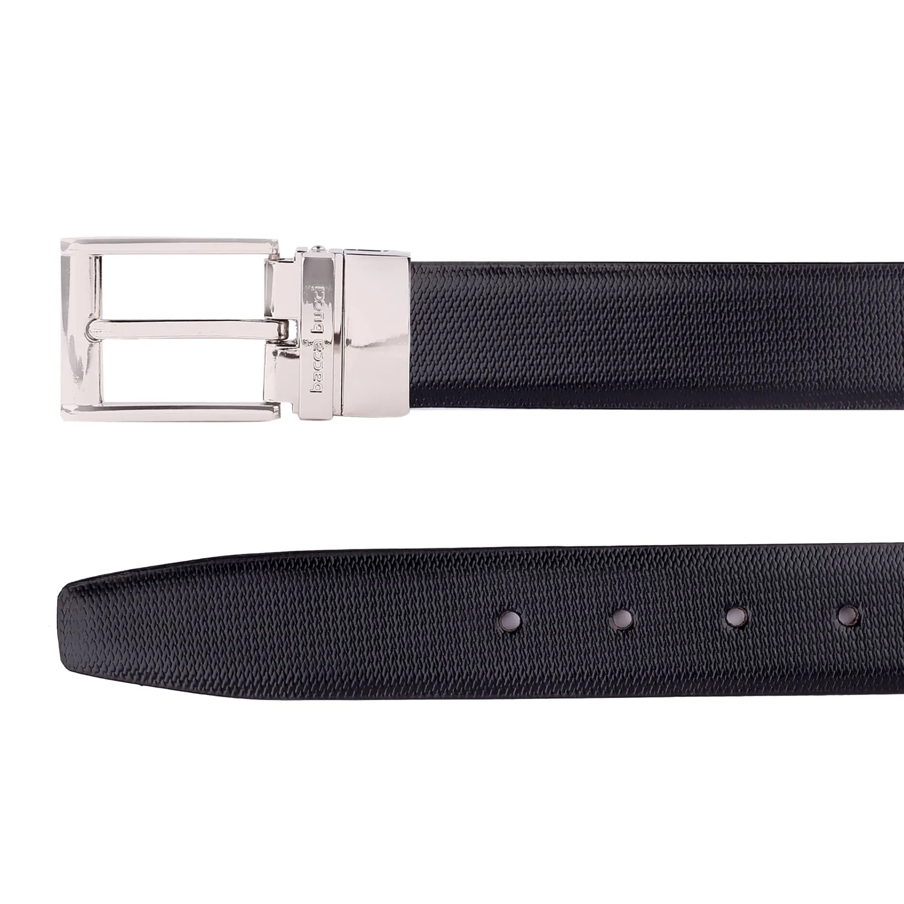 Bacca Bucci Auto reversible dress belt with Genuine Leather