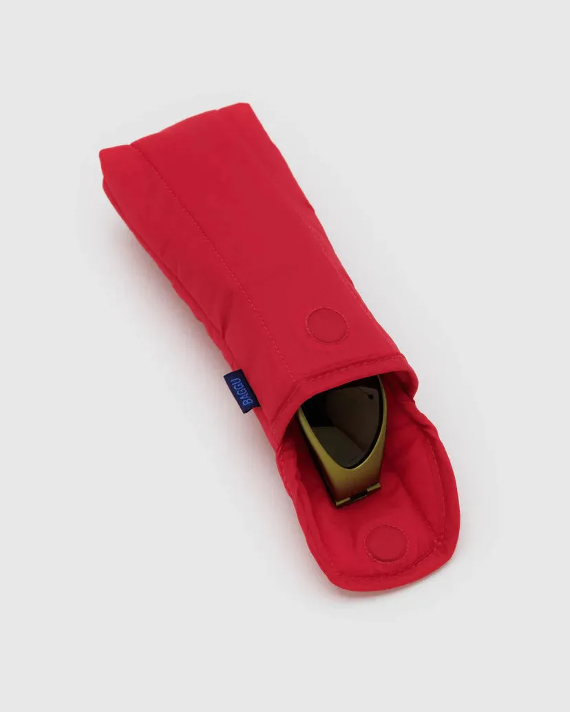 Baggu - Puffy Glasses Case - Candy Apple