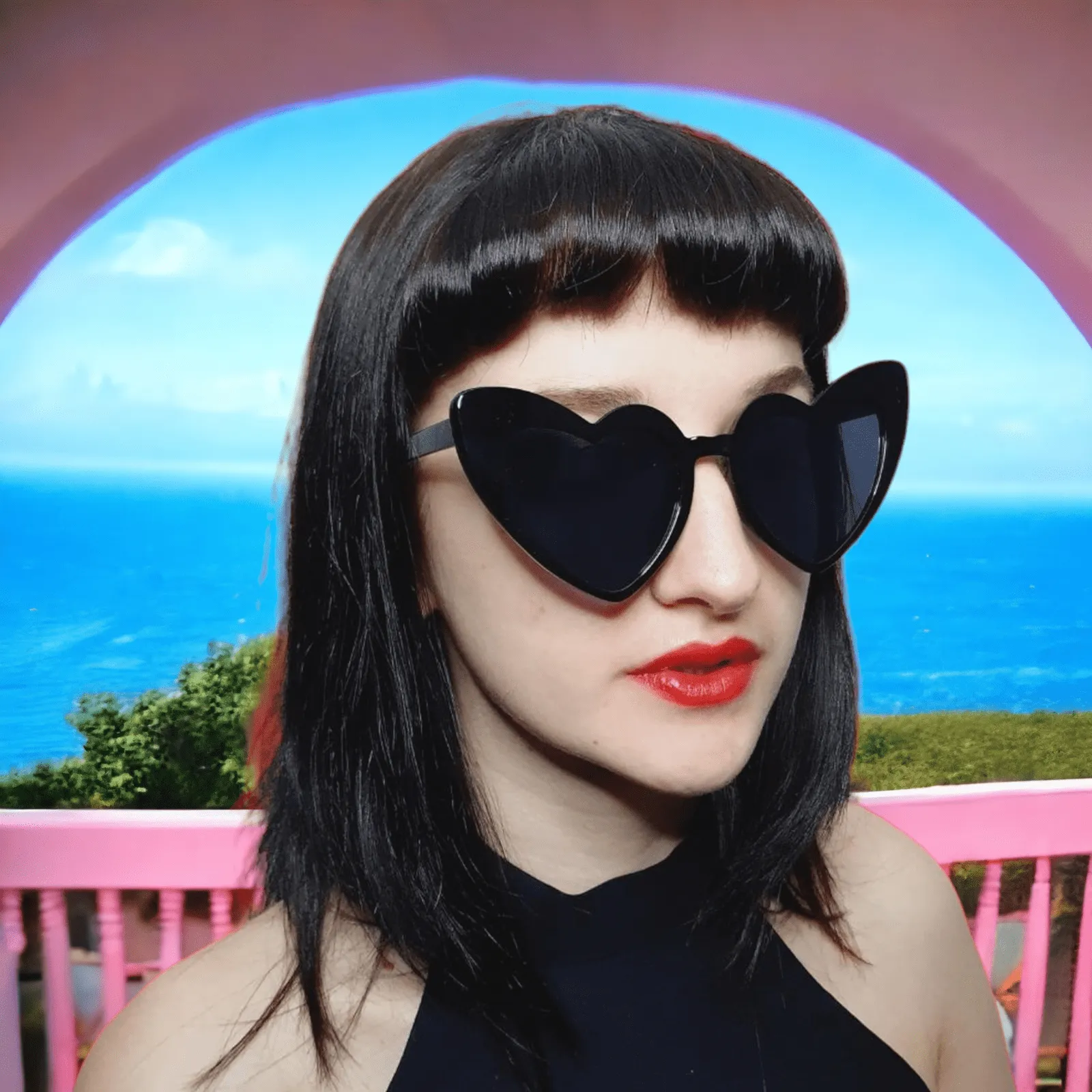 Black Heart Sunglasses