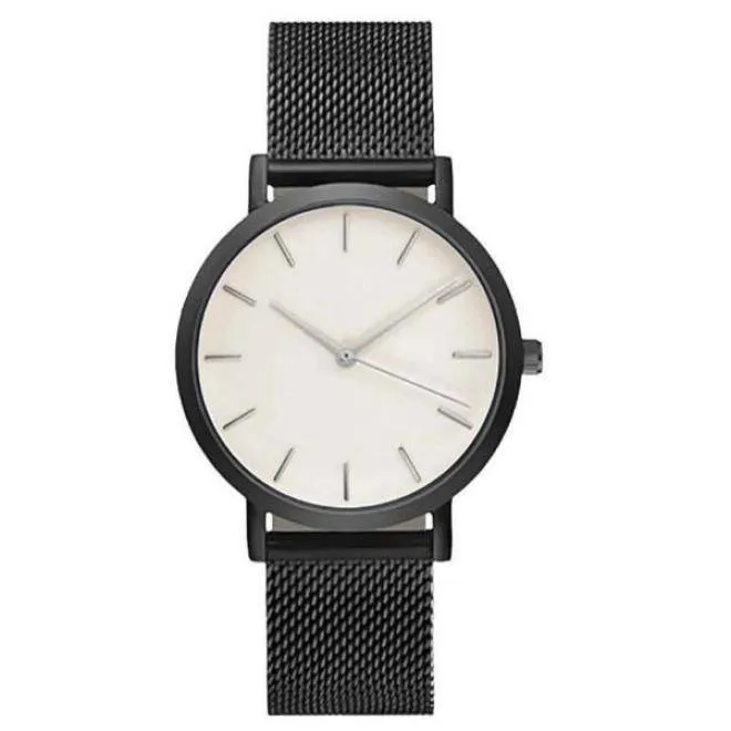 Crystal Stainless Steel Analog Quartz Unisex Wrist Watch