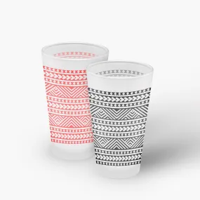 Custom Frosted Pint Glass 16oz