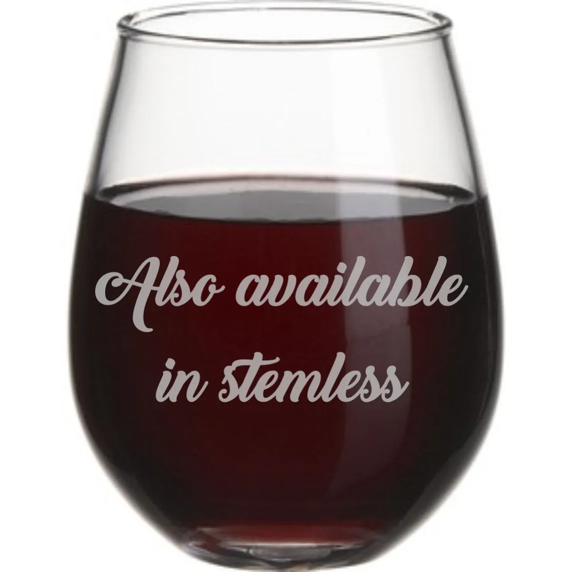Engraved wine glass Firefighter Mom