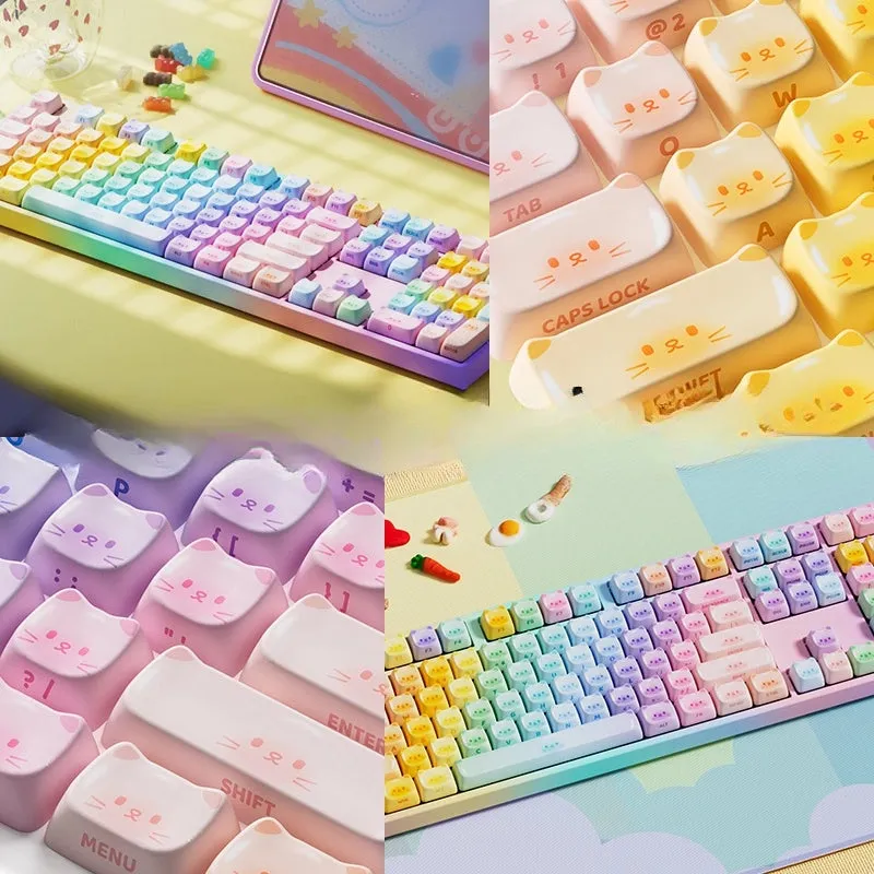 Kawaii Caitang Cat Mechanical Keyboard Keycap