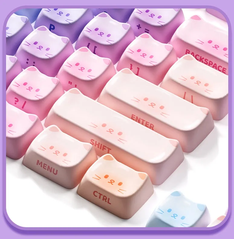 Kawaii Caitang Cat Mechanical Keyboard Keycap