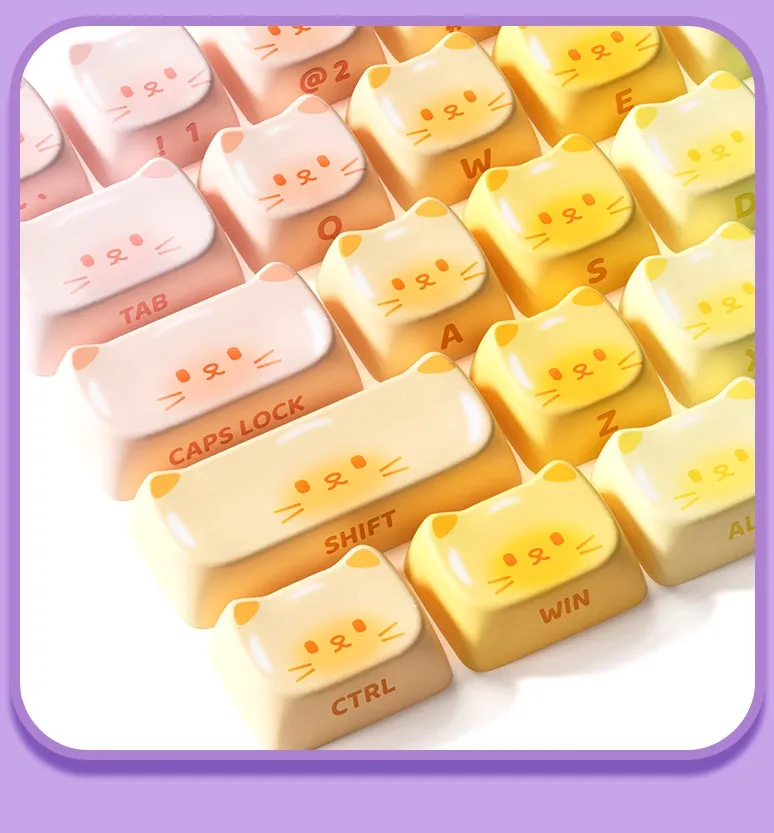 Kawaii Caitang Cat Mechanical Keyboard Keycap