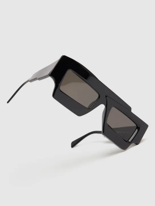 Kuboraum Berlin   X12 square asymmetric acetate sunglasses 