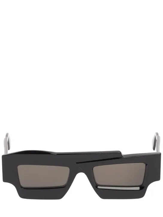 Kuboraum Berlin   X12 square asymmetric acetate sunglasses 