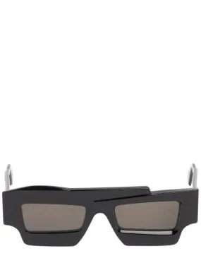 Kuboraum Berlin   X12 square asymmetric acetate sunglasses 
