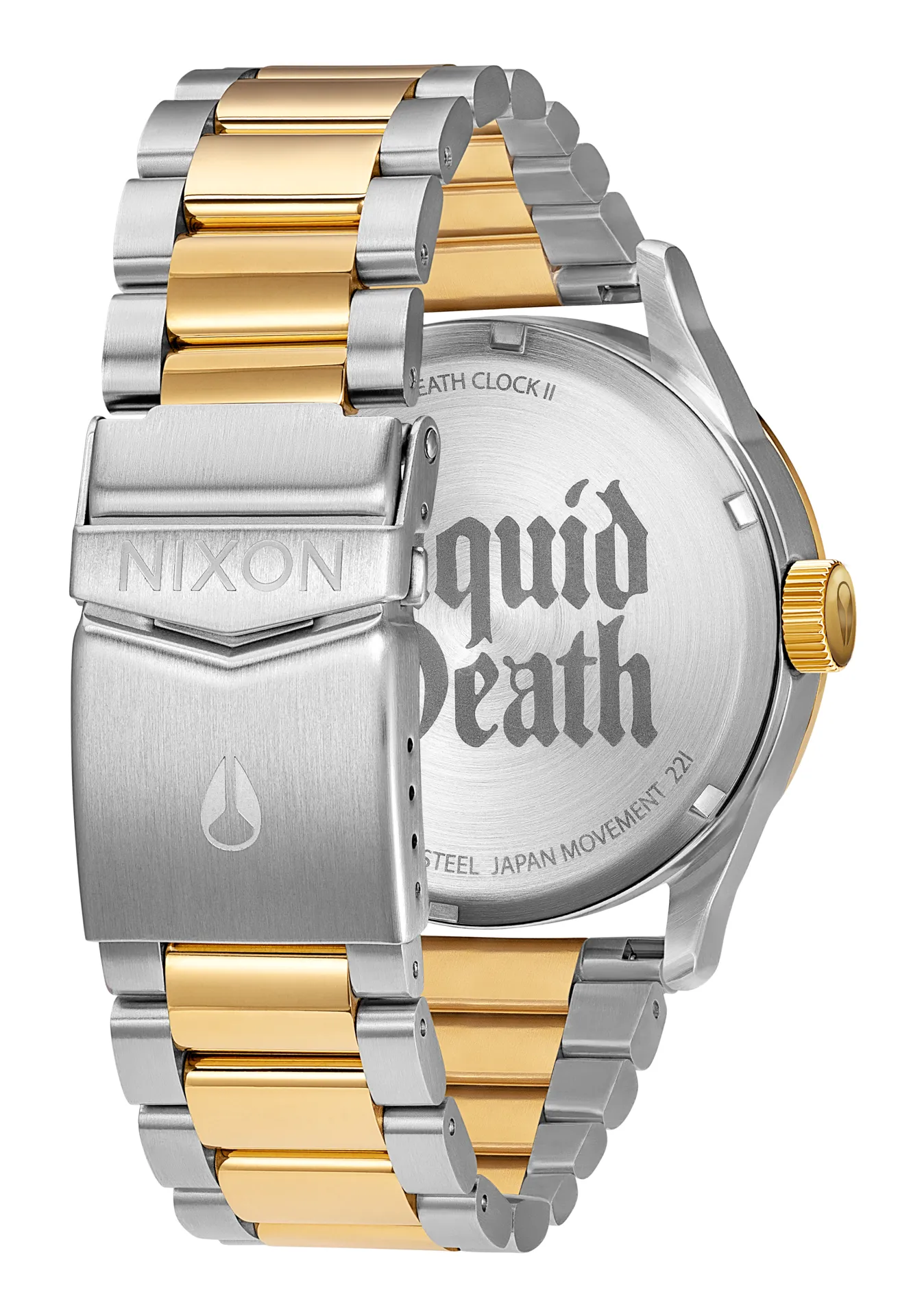 Gold and Silver Liquid Death Sentry - Enhanced E-Commerce Product Title