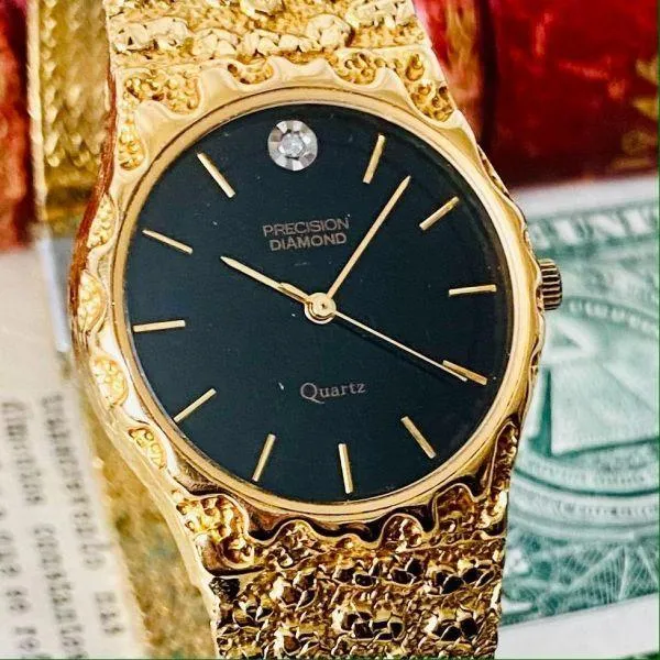 Luxury watches Precision by Gruen diamond quartz