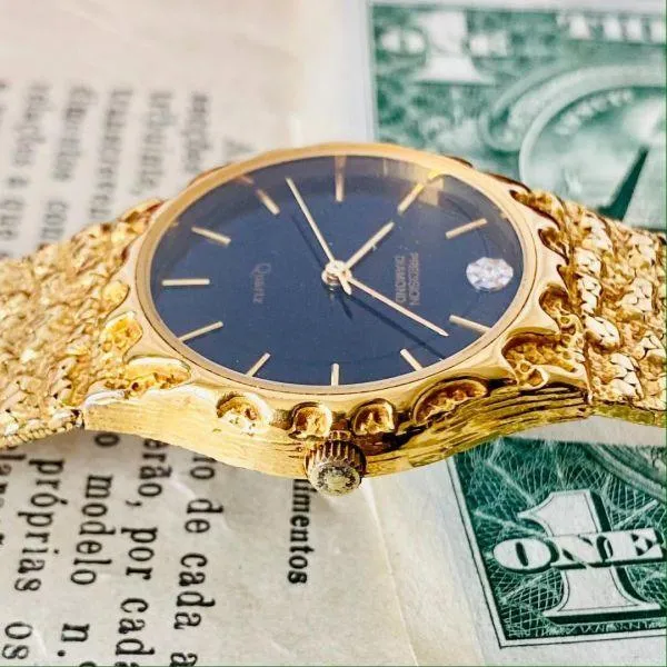 Luxury watches Precision by Gruen diamond quartz