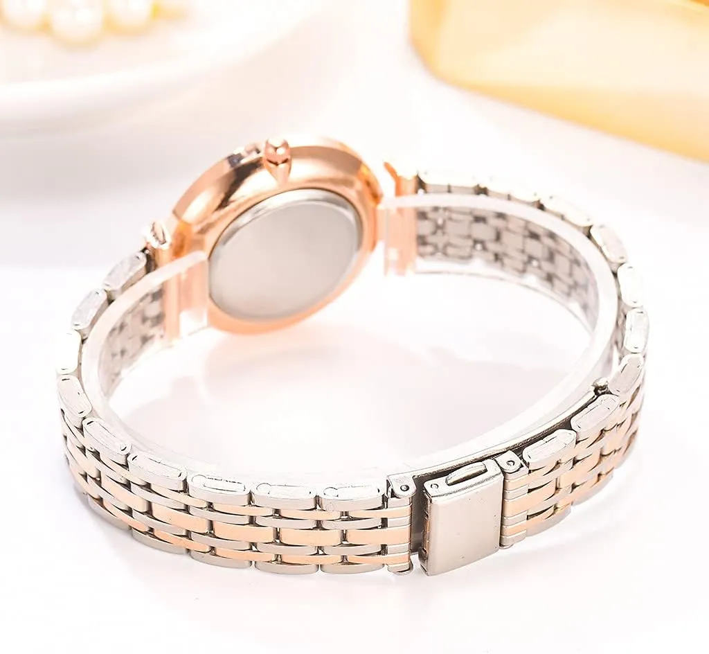 Luxury Womens Watch Gifts Rose Gold for Lady Female Elegant Wrist Watches Ladies Stylish Fashion Bracelet Watches