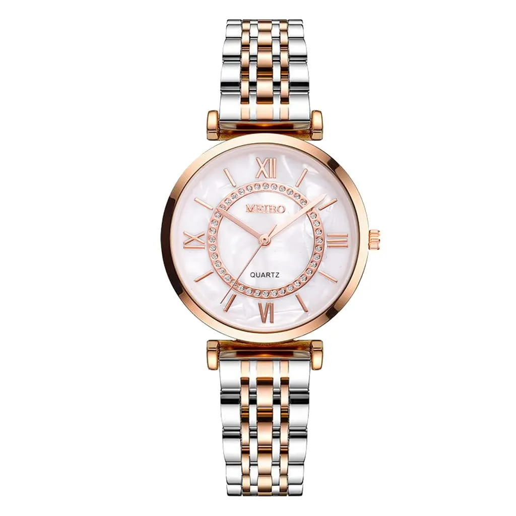 Luxury Womens Watch Gifts Rose Gold for Lady Female Elegant Wrist Watches Ladies Stylish Fashion Bracelet Watches