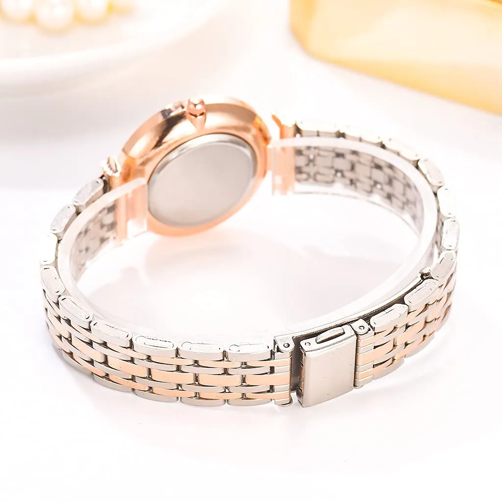 Luxury Womens Watch Gifts Rose Gold for Lady Female Elegant Wrist Watches Ladies Stylish Fashion Bracelet Watches