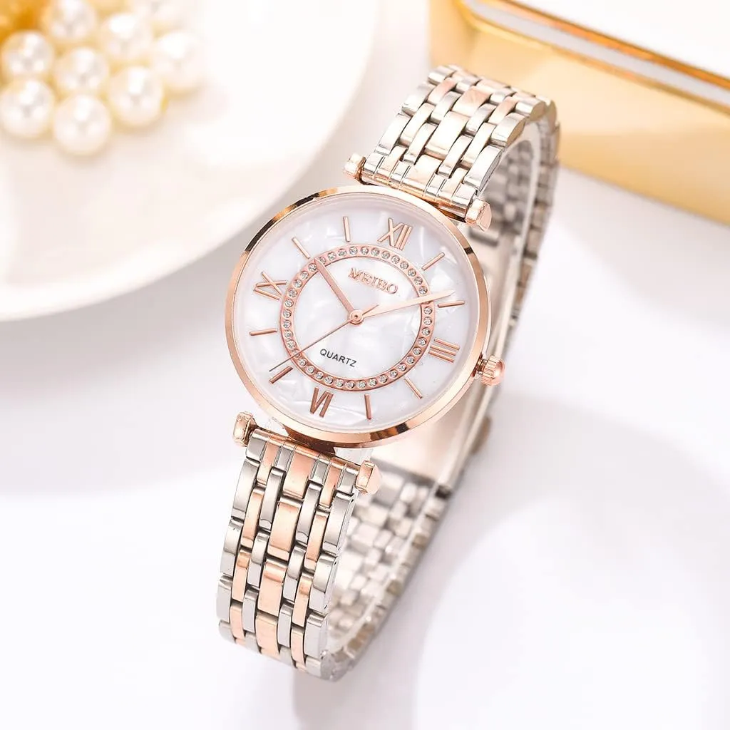 Luxury Womens Watch Gifts Rose Gold for Lady Female Elegant Wrist Watches Ladies Stylish Fashion Bracelet Watches