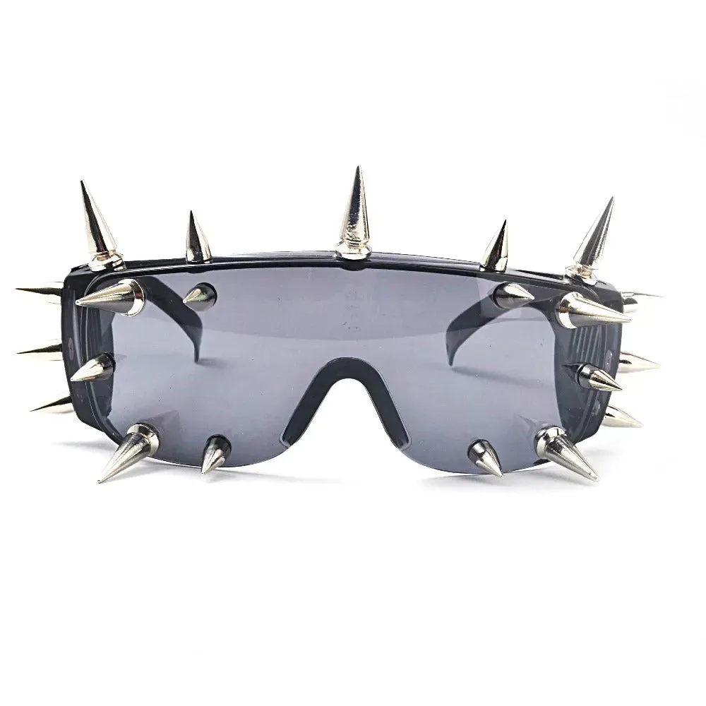 Metal Spiked Reflective 'Punk' Goggles