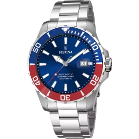 OROLOGIO FESTINA AUTOMATICO F20531/5 BLUE LUNETTA BLUE/ROSSA