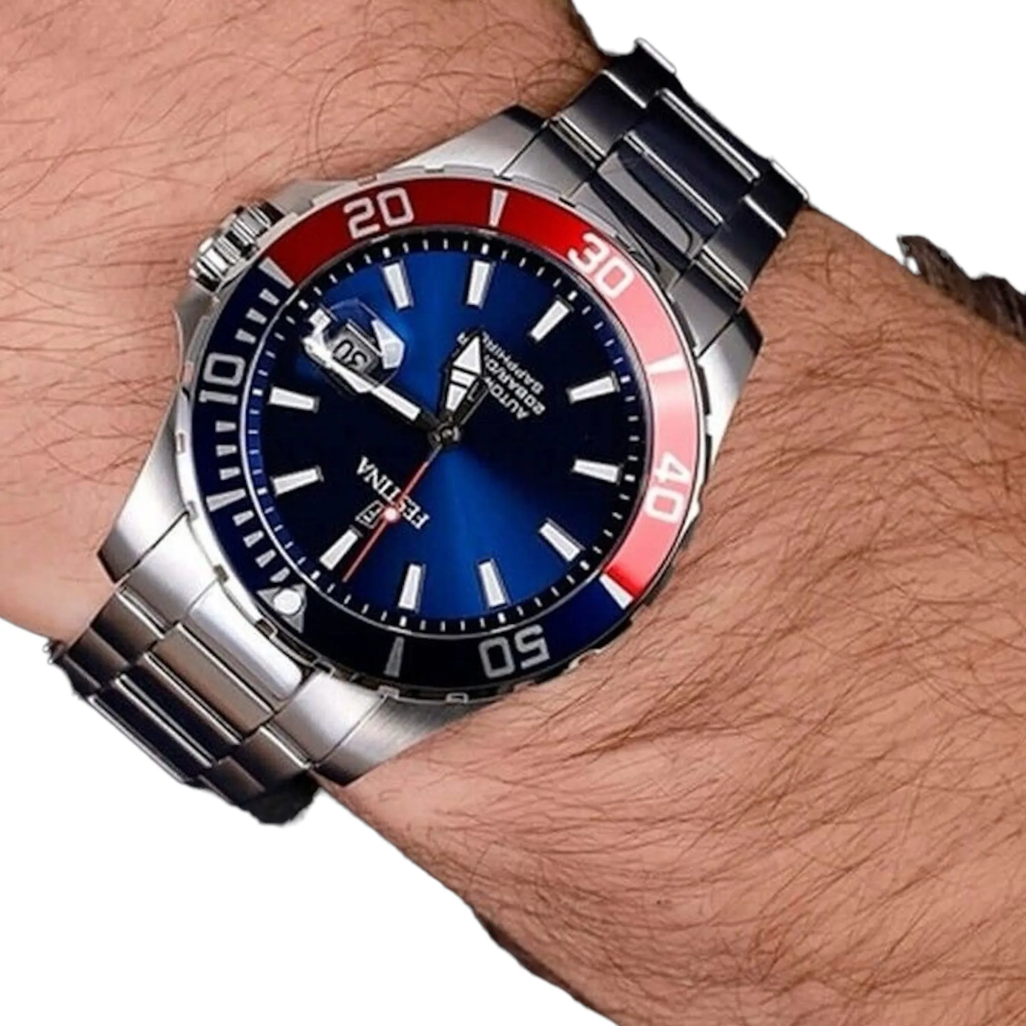OROLOGIO FESTINA AUTOMATICO F20531/5 BLUE LUNETTA BLUE/ROSSA