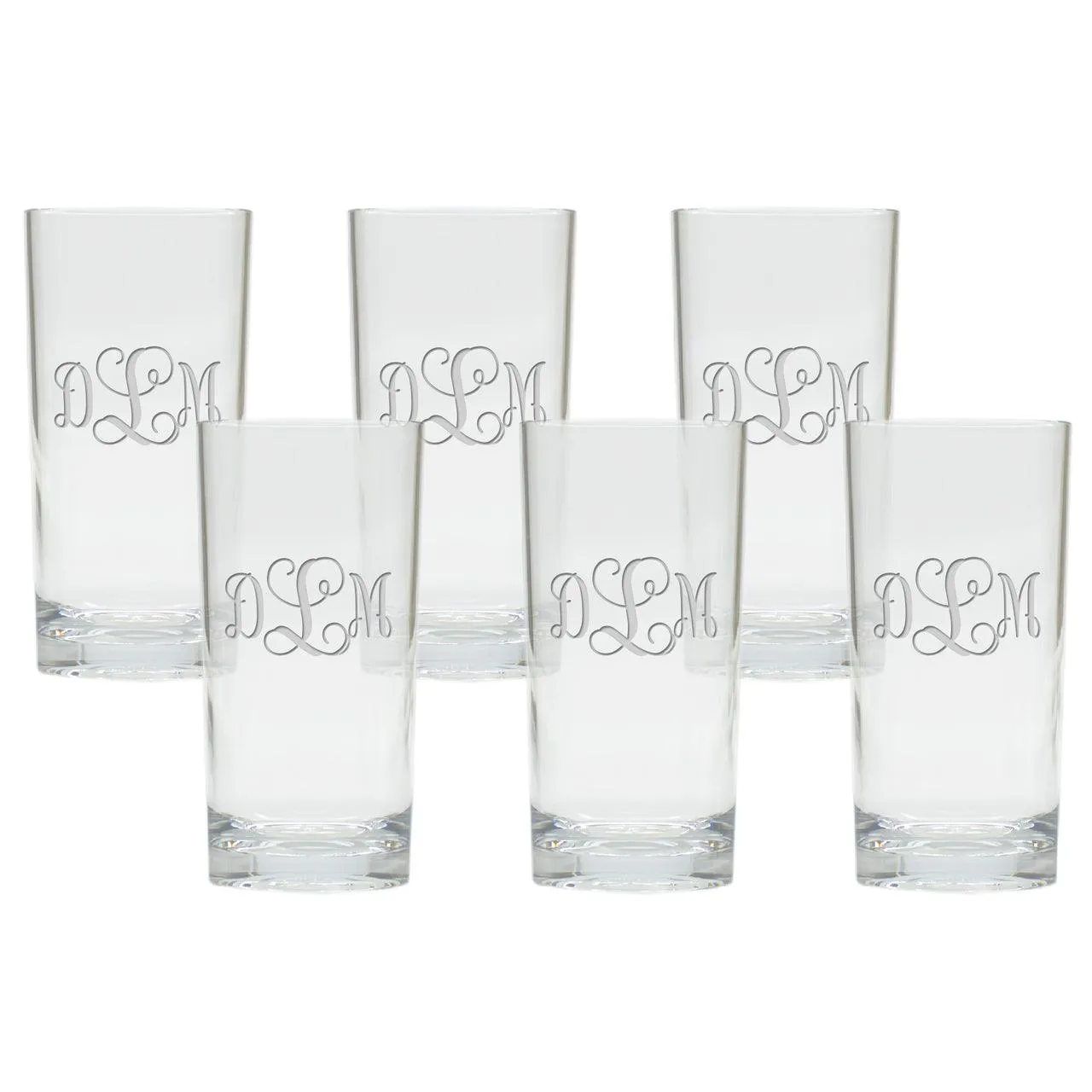 Personalized Cooler Glasses, Set of 6