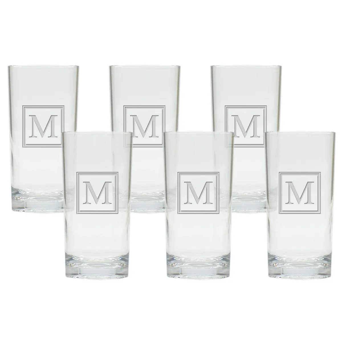 Personalized Cooler Glasses, Set of 6