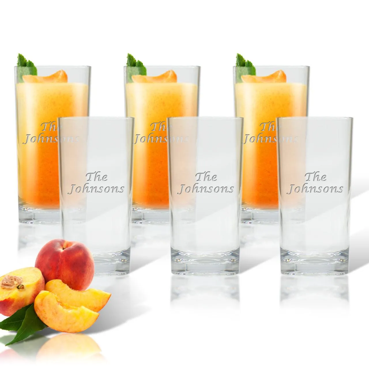 Personalized Cooler Glasses, Set of 6