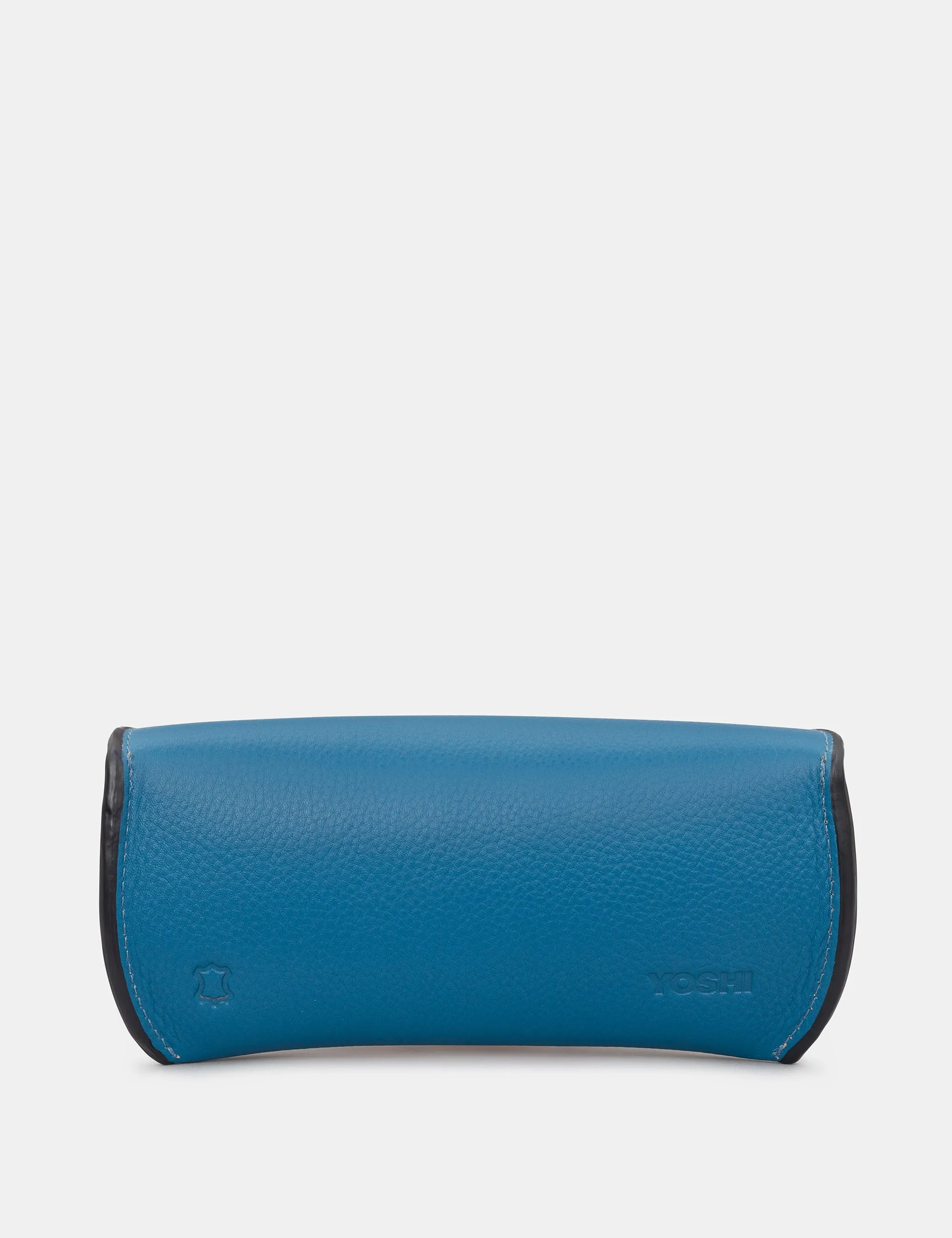 Petrol Blue Leather Atlantic Glasses Case