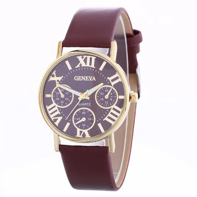 Quartz Casual Fashion  Vintage  Ladies Wrist Watch