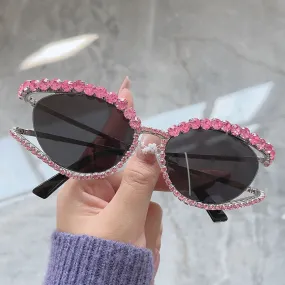 "Irish" Luxury Fashion Rhinestone Sunglasses