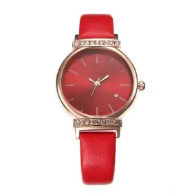 W113 Red Band Elegance Collection Quartz Watch
