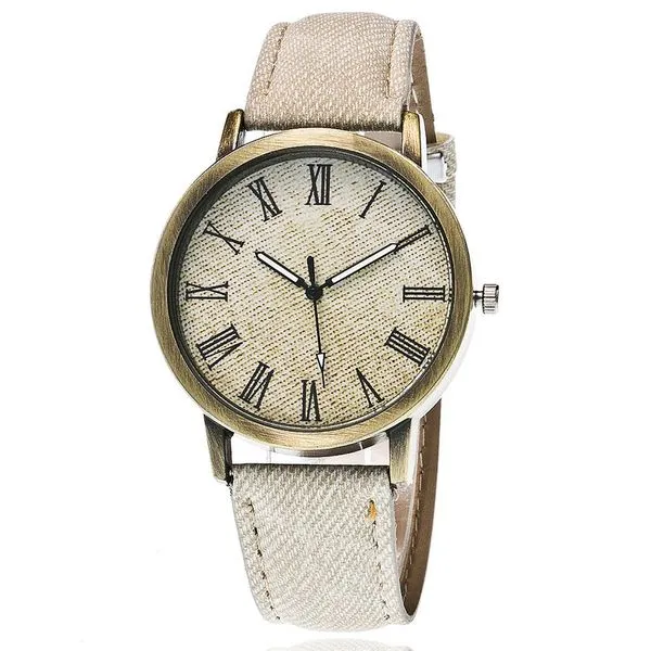 W163 Beige Denim Collection Quartz Watch