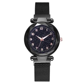 W190 Black Midnight Mesh Collection Quartz Watch