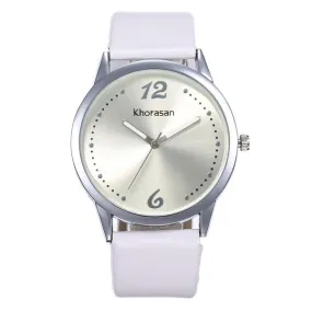 W216 White Silver Quartz Watch