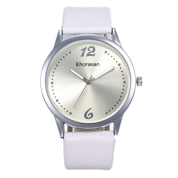 W216 White Silver Quartz Watch