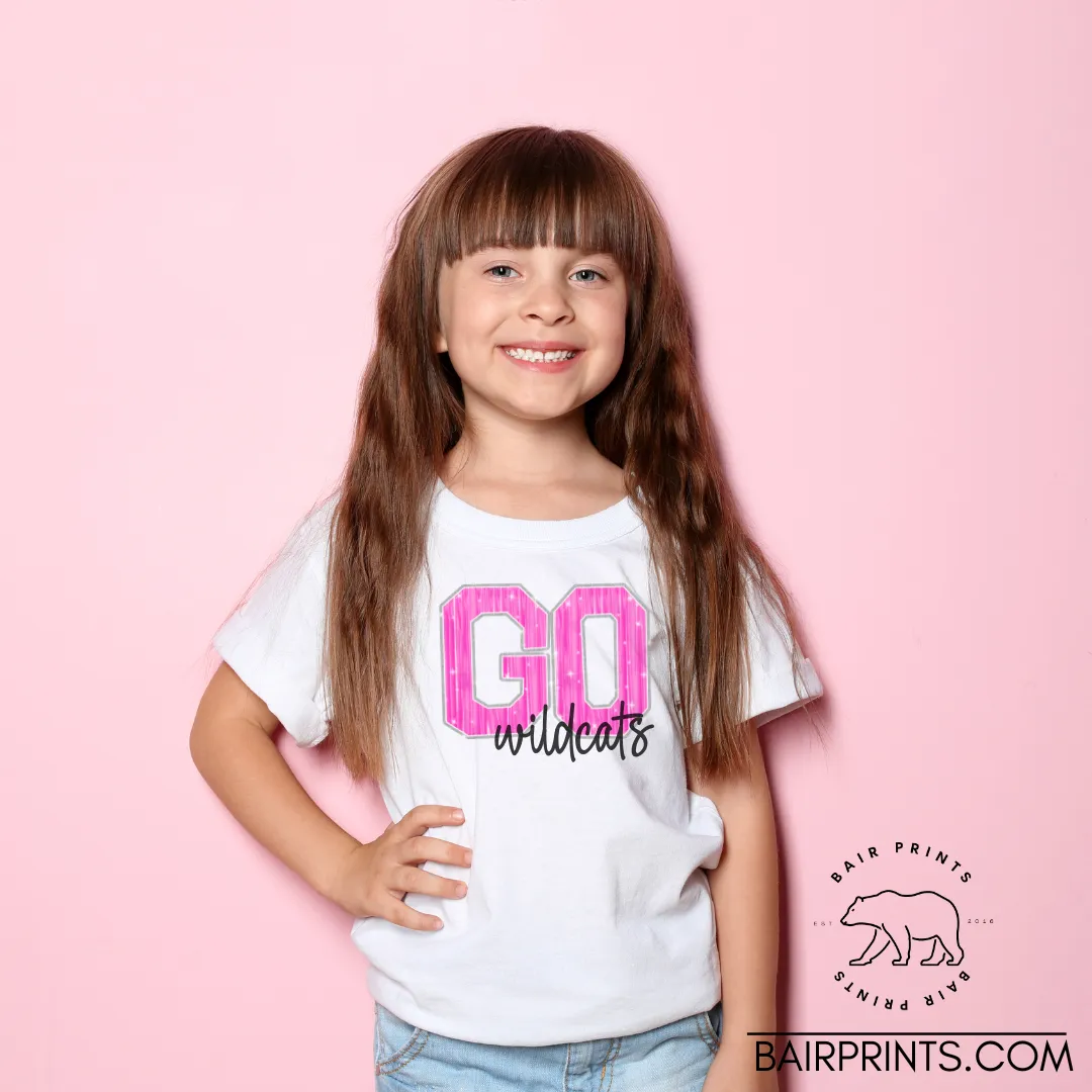 Youth Pink Varsity Team Spirit Shirt